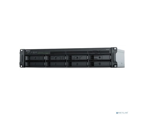 Сетевое хранилище Synology Rack 2U, QC2.2GHzCPU/4GbDDR4(upto32)/RAID0,1,5,6,10/upto 8 hot plug HDDs SATA(3,5'or2,5')(upto 12 with RX418)/2xUSB3.2/1eSATA/iSCSI/4xGbE(+1Expslot)/2xIPcam(upto 40)/2xPS/norail