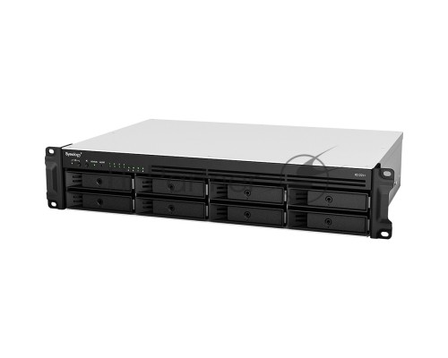 Сетевое хранилище Synology Rack 2U, QC2.2GHzCPU/4GbDDR4(upto32)/RAID0,1,5,6,10/upto 8 hot plug HDDs SATA(3,5'or2,5')(upto 12 with RX418)/2xUSB3.2/1eSATA/iSCSI/4xGbE(+1Expslot)/2xIPcam(upto 40)/2xPS/norail