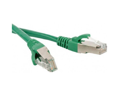 [Патч-корд] Hyperline PC-LPM-SFTP-RJ45-RJ45-C6-3M-LSZH-GN Патч-корд SF/UTP, экранированный, Cat.6, LSZH, 3 м, зеленый