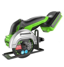 Greenworks Углошлифовальная машина аккумуляторная GD24UCS, 24V, бесщеточная,76 мм, без АКБ и ЗУ [3402007]