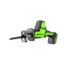 GreenWorks GPT-CRS-25 24V Пила сабельная акк, б/щет, 0-3000/мин рез 80 мм дер., без АКБ и ЗУ. [1200507]