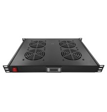 5bites Модуль охлаждения FM-17 для сетевых шкафов 4*FANS / LCD / THERMOSTAT / D=600-800 / 1U / 19