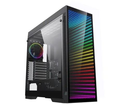 [Корпуса] GameMax Корпус Abyss TR M908 без БП (Midi Tower, ATX,Черн.,Зак. стекло, Rainbow подсветка)