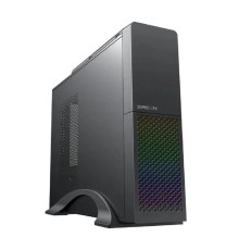 Zircon Корпус Desk MINI 300W (Desktop, Micro-ATX, Черн., 1*USB3.0, 1*Type-C,  1*80мм)
