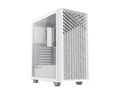 [Корпуса] Zircon Корпус Tropez WT без БП (Midi Tower,ATX,Бел,1*USB3.0,1*USB2.0)