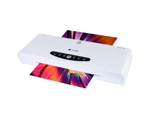 [ГЕЛЕОС ламинаторы/переплетчики] ГЕЛЕОС Ламинатор ЛМ A4-4В, А4, 2х250 (пленка 60-250мкм), 300 мм/мин, 4 вала, реверс, пластиковый. корпус, мах толщина 0,6мм 