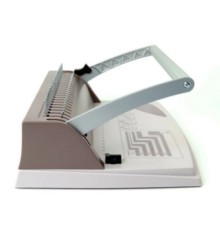 ГЕЛЕОС Переплетчик БП-9+ коричневый на пластиковую пружину,А4, ручная перфорация 9 листов, переплет макс до 170 л., глубина перфорации 2 мм