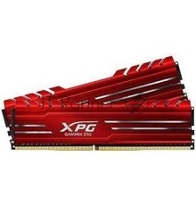 Модуль памяти 16GB ADATA DDR4 3000 DIMM XPG GAMMIX D10 Red Gaming Memory AX4U300016G16A-SR10 Non-ECC, CL16, 1.35V, Heat Shield, RTL