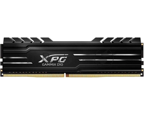 Оперативная память ADATA 16GB DDR4 3200 DIMM XPG GAMMIX D10 Black Gaming Memory AX4U320016G16A-SB10 Non-ECC, CL16, 1.35V, Heat Shield, RTL