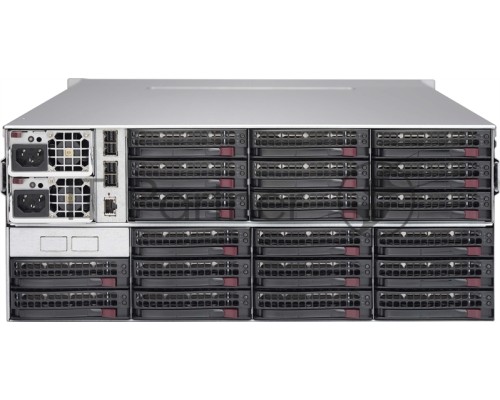 Платформа Supermicro CSE-847E1C-R1K23JBOD 4U SC847JBODw/SAS3 Single Expander w/1200W Redundant PWS