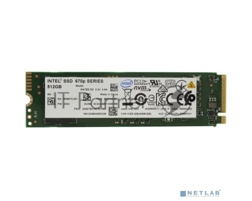 Накопитель SSD INTEL M.2 2280 500GB QLC 670P SSDPEKNU512GZX1