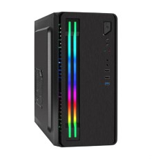 Exegate EX296385RUS Корпус Minitower ExeGate mEVO-7805-XP450 (mATX, БП XP450 с вент. 12см, 2*USB+1*USB3.0, аудио, черный, с 2*RGB подсветкой)
