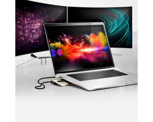 Многопортовая док-станция ATEN USB-C Multiport Dock with Power Pass-Through