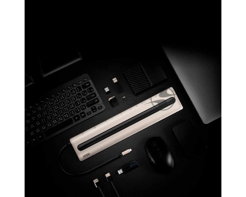 Многопортовая док-станция ATEN USB-C Multiport Dock with Power Pass-Through