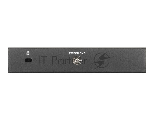Коммутатор D-Link DGS-1100-05PDV2/A1A, L2 Smart Switch with 4 10/100/1000Base-T ports and 1 10/100/1000Base-T PD port(2 PoE ports 802.3af (15,4 W), PoE Budget 18W from 802.3at / 8W from 802.3af).2K Mac address,