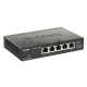 Коммутатор D-Link DGS-1100-05PDV2/A1A, L2 Smart Switch with 4 10/100/1000Base-T ports and 1 10/100/1000Base-T PD port(2 PoE ports 802.3af (15,4 W), PoE Budget 18W from 802.3at / 8W from 802.3af).2K Mac address,
