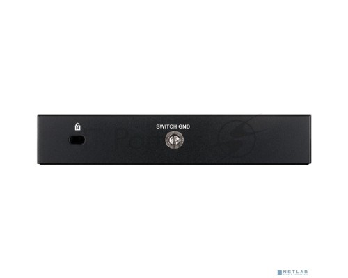 Коммутатор D-Link DGS-1100-05PDV2/A1A, L2 Smart Switch with 4 10/100/1000Base-T ports and 1 10/100/1000Base-T PD port(2 PoE ports 802.3af (15,4 W), PoE Budget 18W from 802.3at / 8W from 802.3af).2K Mac address,