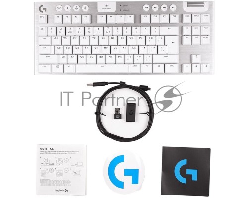 Клавиатура Logitech Keyboard G915 TKL WHITE