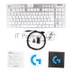 Клавиатура Logitech Keyboard G915 TKL WHITE