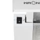 Вытяжка кухонная Krona KAMILLA 450 WHITE встраиваемая в шкаф, ширина встраивания: 45 см, режимы работы: отвод / циркуляция, антивозвратный клапан, производительность: 390 куб.м/ч, 3 скорости, подсветка ,  минимальный уровень шума 38 Дб , угольный фильтр 