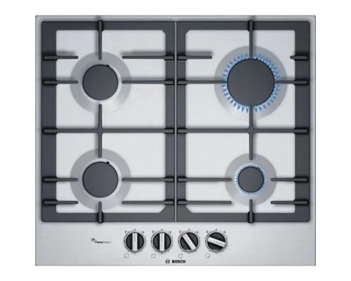 [Варочные панели Bosch] Газовая варочная поверхность Bosch Serie 6 PCP6A5B90M нержавеющая сталь
