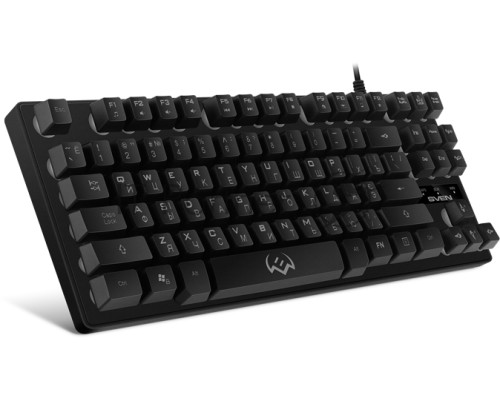 Игровая клавиатура SVEN KB-G7400 (87кл., 12 Fn функций, подсветка) Игровая клавиатура SVEN KB-G7400 (87кл., 12 Fn функций, подсветка)