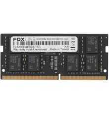 Foxline SODIMM 16GB 3200 DDR4 ECC CL22 (1Gb*8) FL3200D4ES22-16G