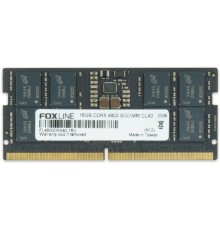Память оперативная/ Foxline SODIMM 16GB 4800 DDR5 CL 40 FL4800D5S40-16G
