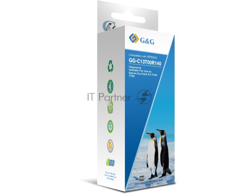 Чернила G&G GG-C13T00R140 черный70мл для Epson EcoTank 7700/7750
