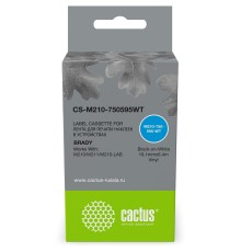 Картридж ленточный Cactus CS-M210-750595WT M210-750-595-WT для Brady M210/M211/M210-LAB