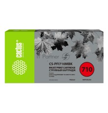 Картридж струйный Cactus CS-PFI710MBK черный матовый (700мл) для Canon imagePROGRAF TX-2000/TX-3000/TX-4000