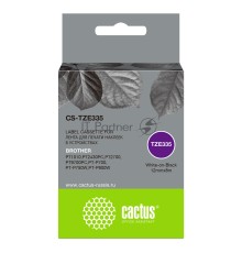 Картридж ленточный Cactus CS-TZE335 белый для Brother 1010/1280/1280VP/2700VP