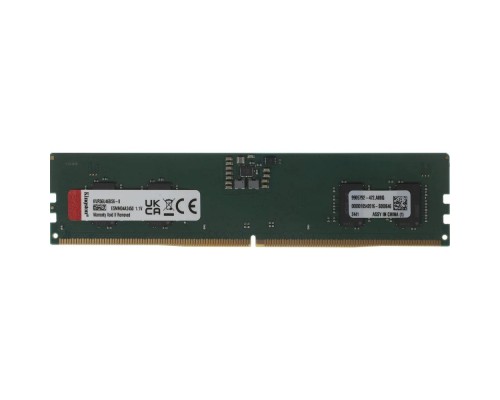 [Модуль памяти] Kingston DDR5 8GB 5600MHz KVR56U46BS6-8 Valueram RTL PC5-44800 CL46 DIMM 288-pin 1.1В single rank Ret