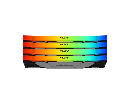 [Модуль памяти] Память оперативная/ Kingston 32GB 3600MHz DDR4 CL16 DIMM (Kit of 4) FURY Renegade RGB