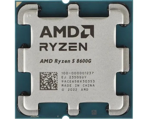 [Процессор] CPU AMD Ryzen 5 8600G OEM (100-000001237) {Base 4,30GHz, Turbo 5,00GHz, RDNA 3.0 Graphics, L3 16Mb, TDP 65W, AM5}