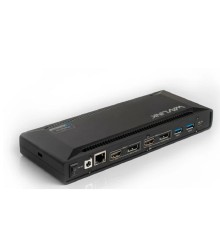 Docking Station WAVLINK USB-C&USB3.0 Ultra 5K(Dual 4K)Universal with 100W PowerDelivery Include 20V/6.5A Power Adapter/ 4xUSB3.0/2xUSB-C/2xDP 4K 60HZ/2xHDMI 4K 60HZ/1xGigabit LAN/1xAudio In/Out 