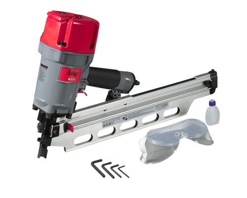 [Пневматическое оборудование] FUBAG N90R Пистолет гвоздезабивной  [100256] {длина гвоздя 50-90мм 2.8х3.8 50шт рег. длины забития} 