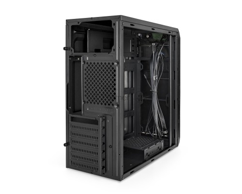 Компьютерный корпус Miditower ExeGate XP-334UC-XP450 (ATX, XP450 с вент. 12см, 1*USB+1*USB3.0+1*TypeC, аудио, черный)