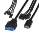 Компьютерный корпус Miditower ExeGate XP-334UC-XP450 (ATX, XP450 с вент. 12см, 1*USB+1*USB3.0+1*TypeC, аудио, черный)