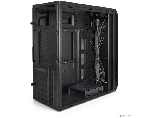 Компьютерный корпус Miditower ExeGate XP-334UC-XP450 (ATX, XP450 с вент. 12см, 1*USB+1*USB3.0+1*TypeC, аудио, черный)