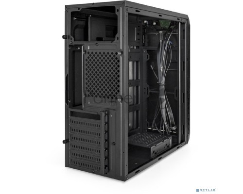 Компьютерный корпус Miditower ExeGate XP-334UC-XP450 (ATX, XP450 с вент. 12см, 1*USB+1*USB3.0+1*TypeC, аудио, черный)