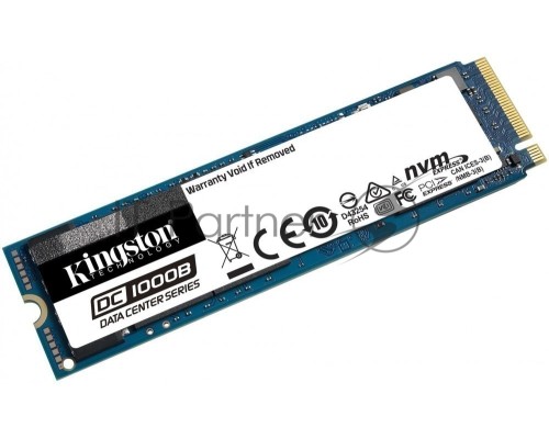 Твердотельный накопитель Kingston 960GB DC1000B M.2 2280 NVMe R/W 3400/925MB/s IOPs 199 000/25 000, 1095 TBW, DWPD 0.6 (5 лет)