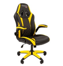 Офисное кресло Chairman   game 15 Россия экопремиум черный/желтый н.п.  (7069668)
