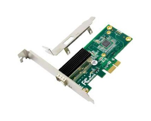 [Контроллер] ORIENT XWT-INT210PE SFP, Сетевая карта PCI-Ex1 v2.1 SFP Gigabit Ethernet, Intel I210 chipset, 10/100/1000 Мбит/с, 2 планки крепления в комплекте (31309)