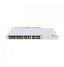 MikroTik CRS326-4C+20G+2Q+RM Коммутатор, 4Combo 10G/2.5G, 20*2.5Gbit RJ45, 2QSFP+*40Gbit