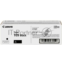Тонер Canon T09 BK 3020C006 черный туба для копира i-SENSYS X C1127iF, C1127i, C1127P