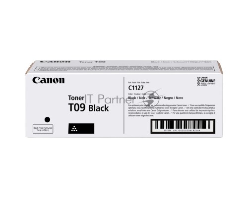 Тонер Canon T09 BK 3020C006 черный туба для копира i-SENSYS X C1127iF, C1127i, C1127P