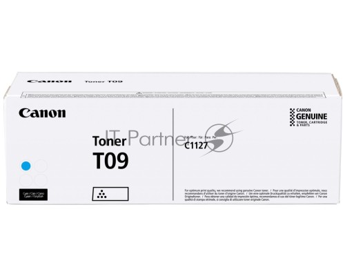 Тонер Canon T09 CY 3019C006 голубой туба для копира i-SENSYS X C1127iF, C1127i, C1127P