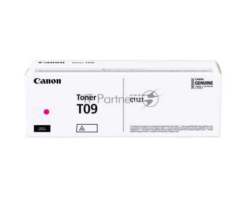 Тонер Canon T09 MG 3018C006 пурпурный туба для копира i-SENSYS X C1127iF, C1127i, C1127P