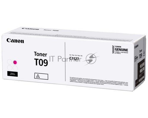 Тонер Canon T09 MG 3018C006 пурпурный туба для копира i-SENSYS X C1127iF, C1127i, C1127P